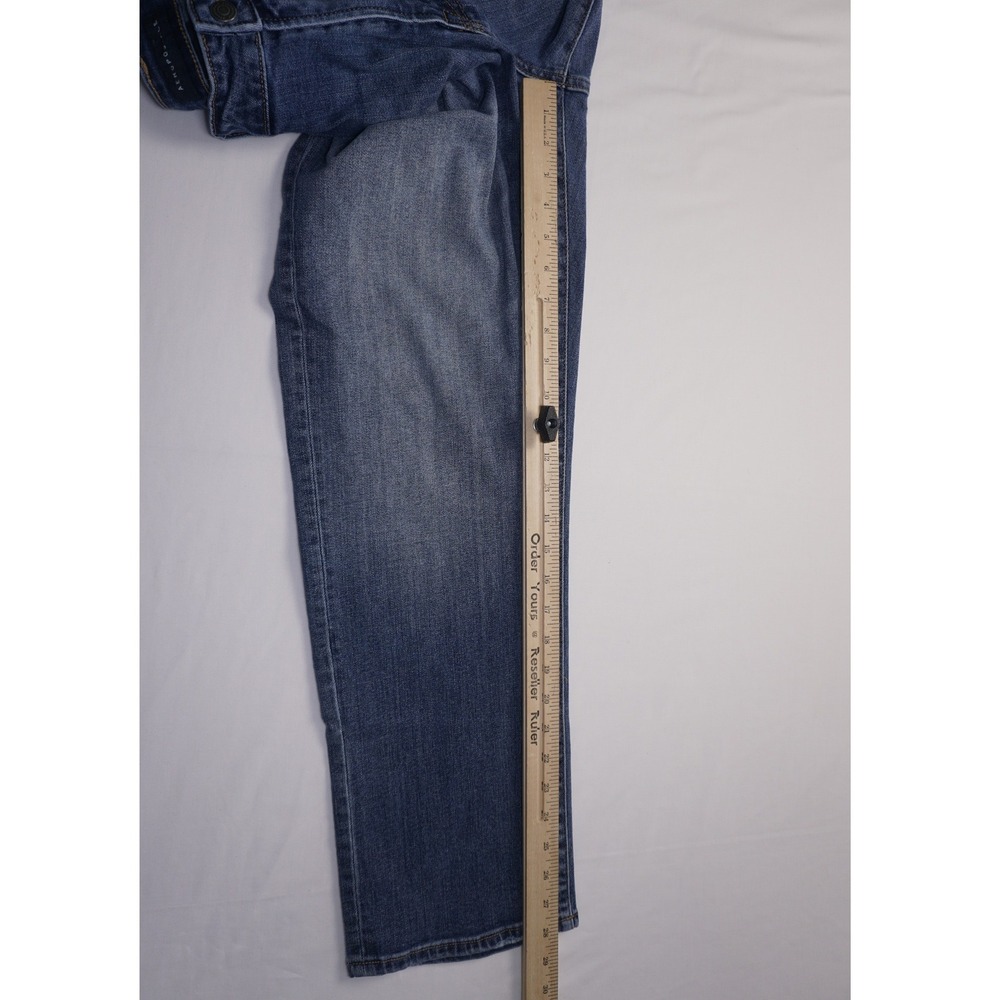 Aeropostale 36/30 Athletic Straight Blue Denim Jeans Coolmax Stretch - Picture 5 of 8